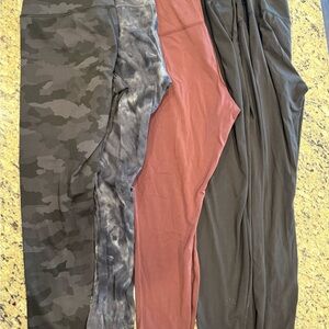 Lululemon women’s leggings 5 pairs size 16 EUC